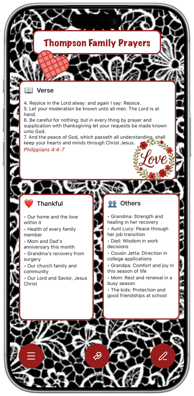 Pray Board shared board screenshot